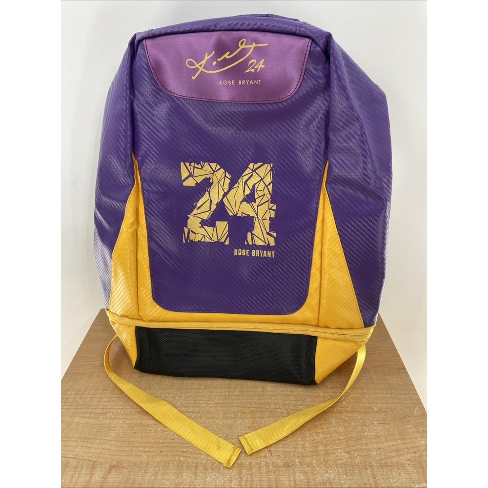 KOBE BRYANT MAMBA 24‎ LOS ANGELES LAKERS BACKPACK Broken Zipper